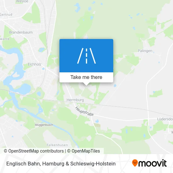 Карта Englisch Bahn