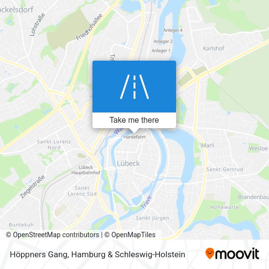 Höppners Gang map