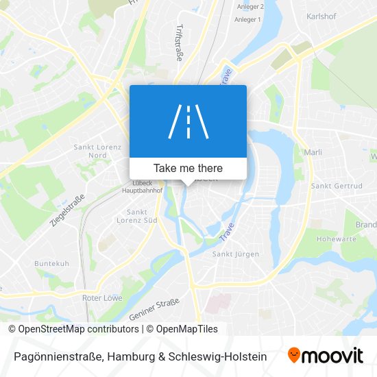 Pagönnienstraße map
