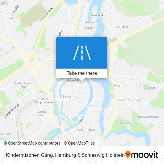 Kinderhüschen-Gang map