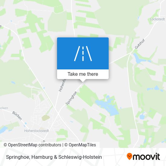 Springhoe map