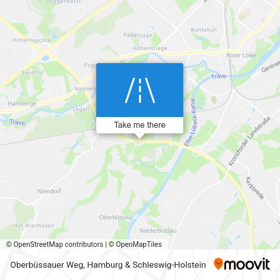 Oberbüssauer Weg map