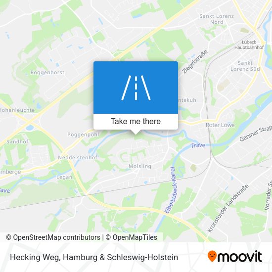 Hecking Weg map