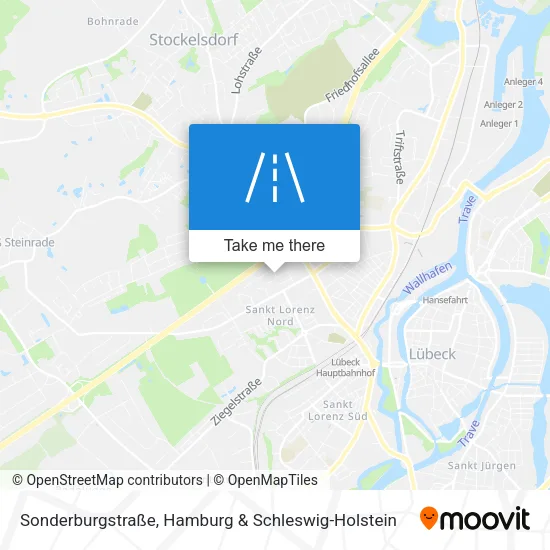 Карта Sonderburgstraße