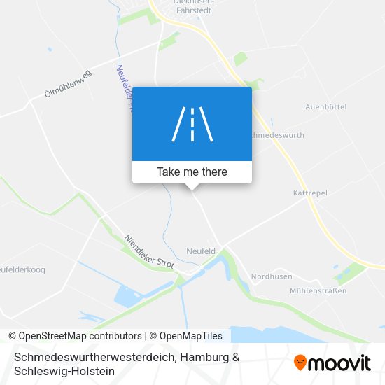 Schmedeswurtherwesterdeich map