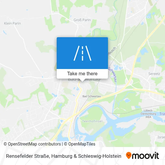 Rensefelder Straße map