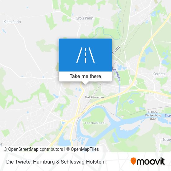 Die Twiete map