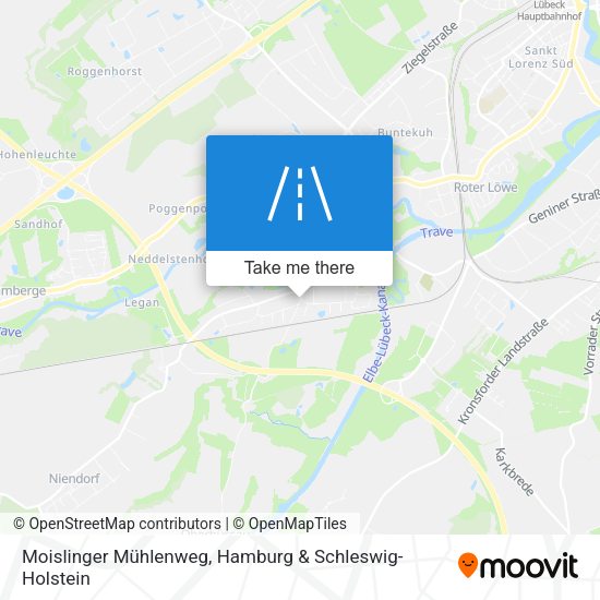 Moislinger Mühlenweg map