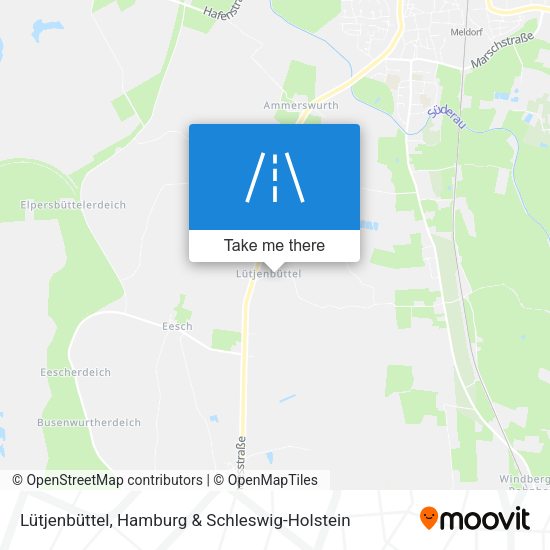 Lütjenbüttel map