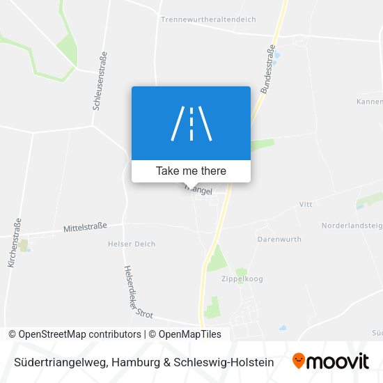 Südertriangelweg map