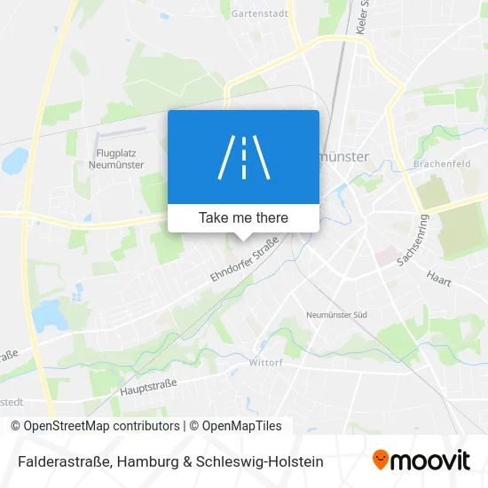 Карта Falderastraße