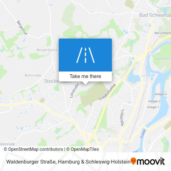 Waldenburger Straße map