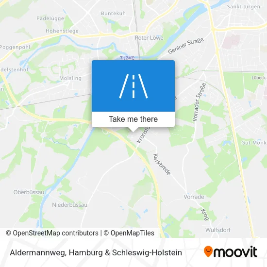 Карта Aldermannweg