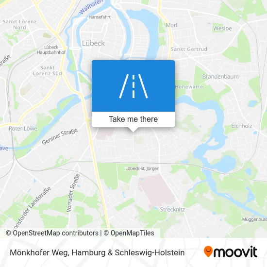 Карта Mönkhofer Weg