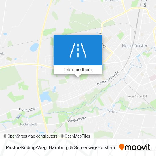 Pastor-Keding-Weg map