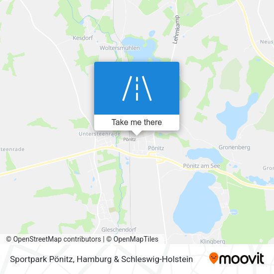 Sportpark Pönitz map