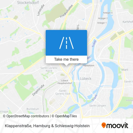 Карта Klappenstraße