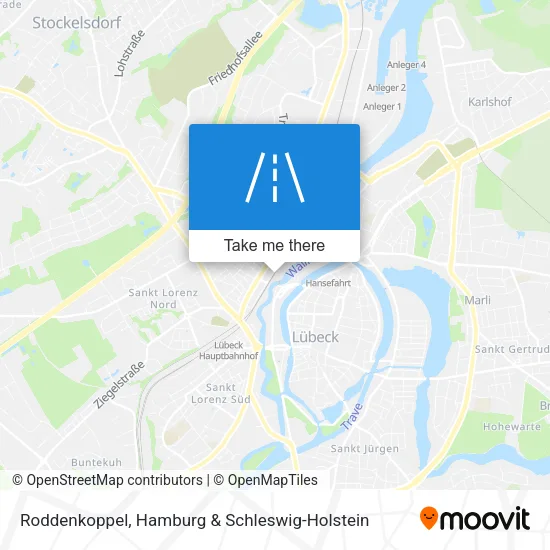 Roddenkoppel map