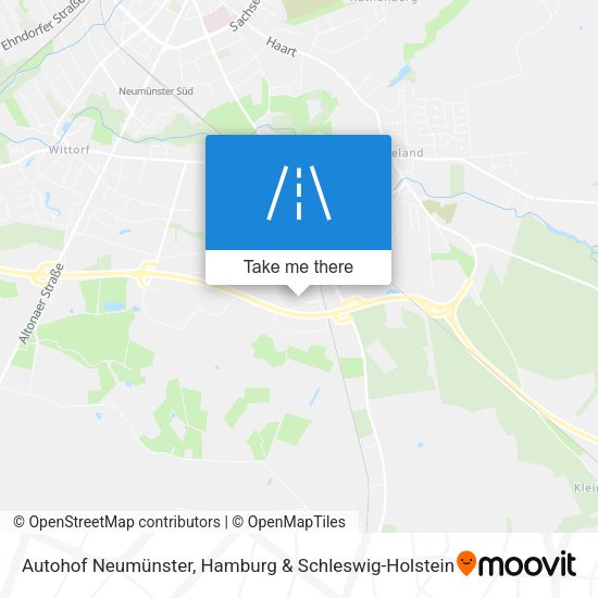 Autohof Neumünster map