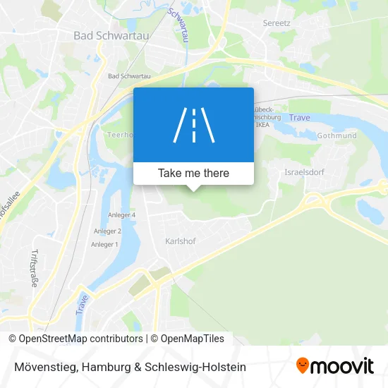 Карта Mövenstieg
