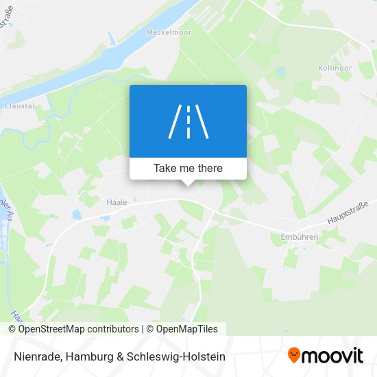 Nienrade map