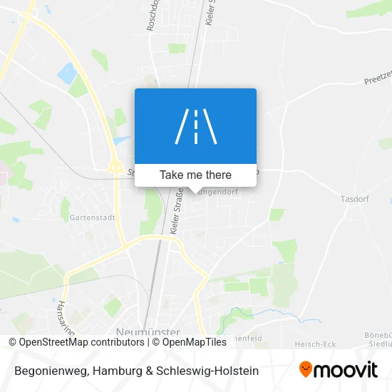 Карта Begonienweg