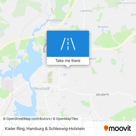 Kieler Ring map