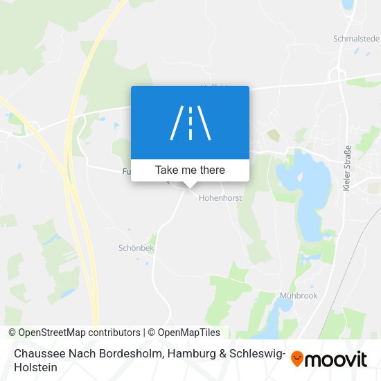 Chaussee Nach Bordesholm map