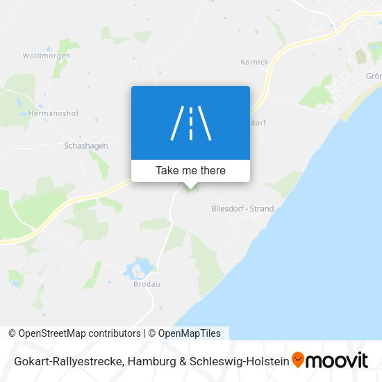 Gokart-Rallyestrecke map