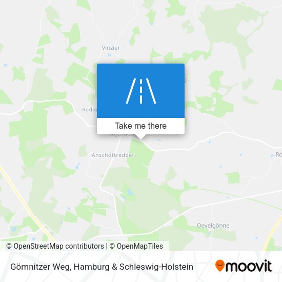 Gömnitzer Weg map