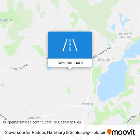Sieversdorfer Redder map