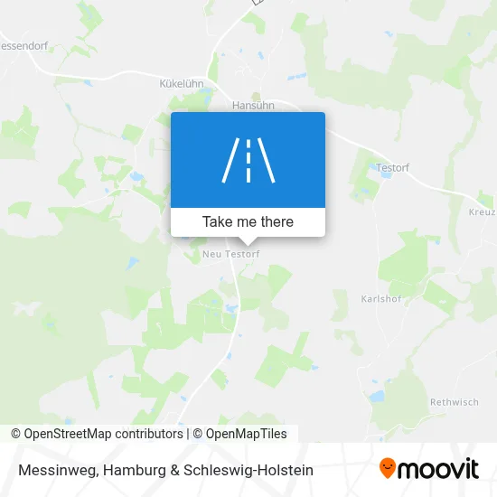 Messinweg map