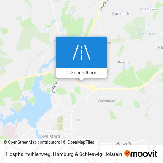 Hospitalmühlenweg map