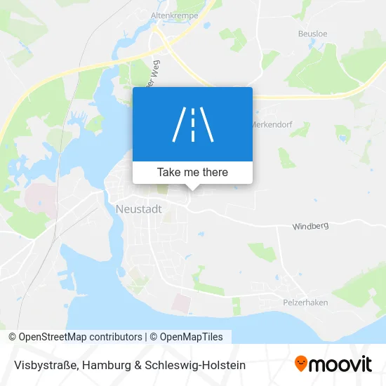 Карта Visbystraße