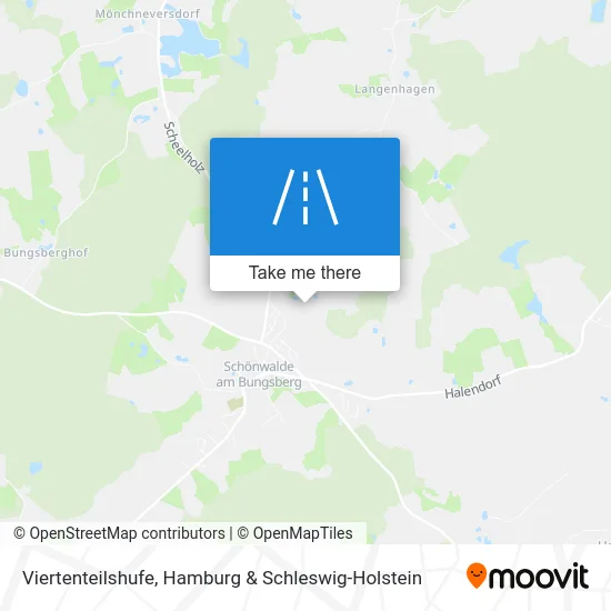 Карта Viertenteilshufe