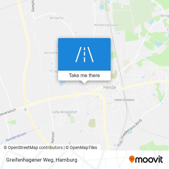 Greifenhagener Weg map