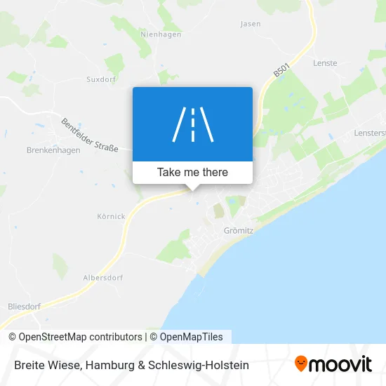 Карта Breite Wiese