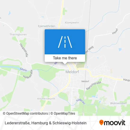 Карта Ledererstraße