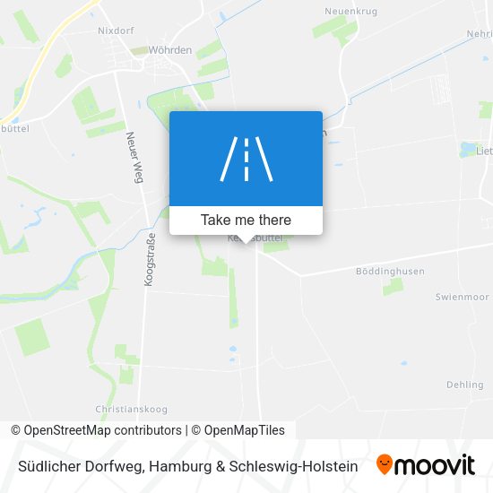 Südlicher Dorfweg map