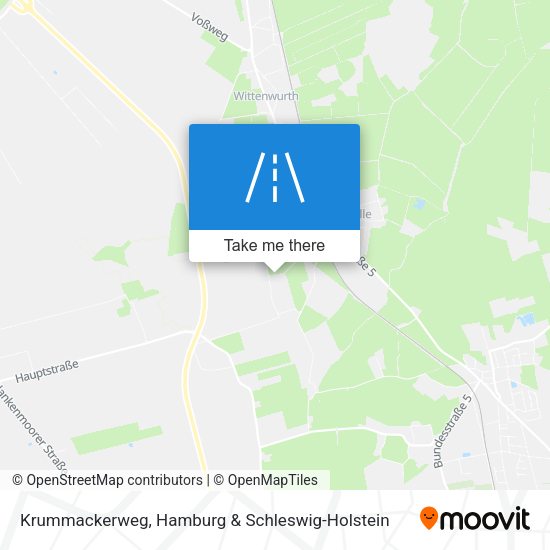 Krummackerweg map