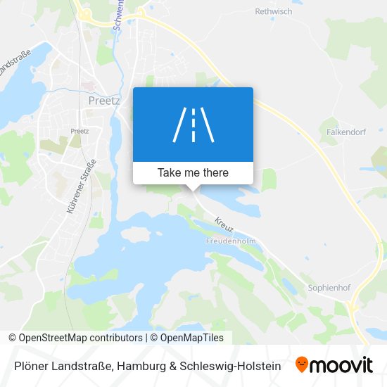 Plöner Landstraße map