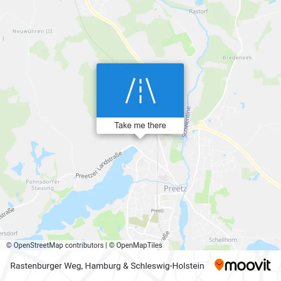 Rastenburger Weg map