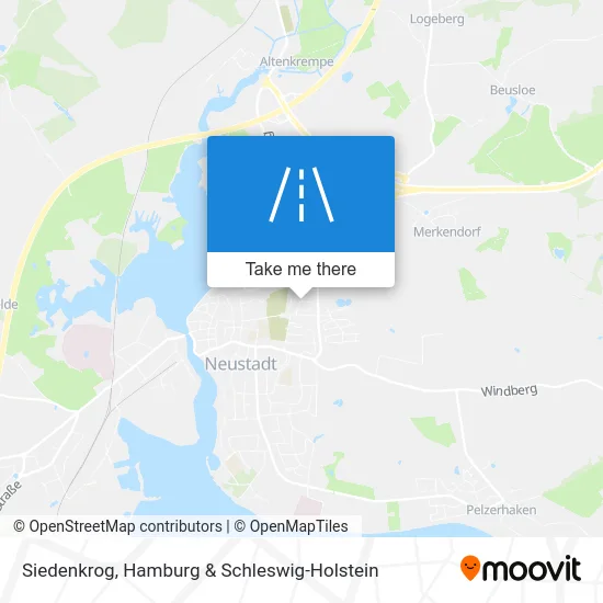 Карта Siedenkrog