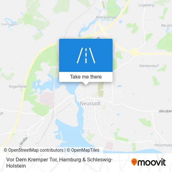 Карта Vor Dem Kremper Tor