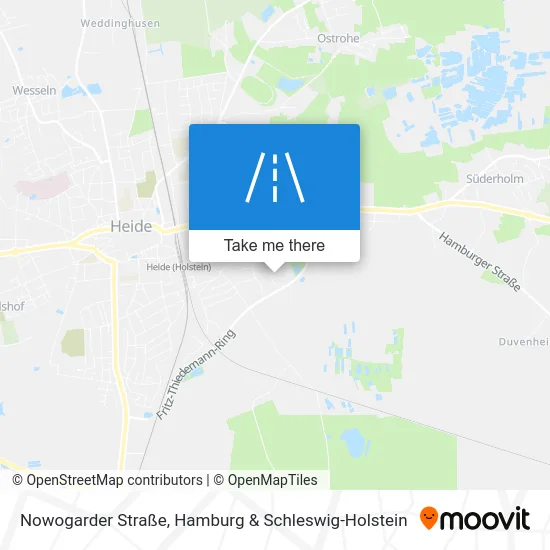 Карта Nowogarder Straße