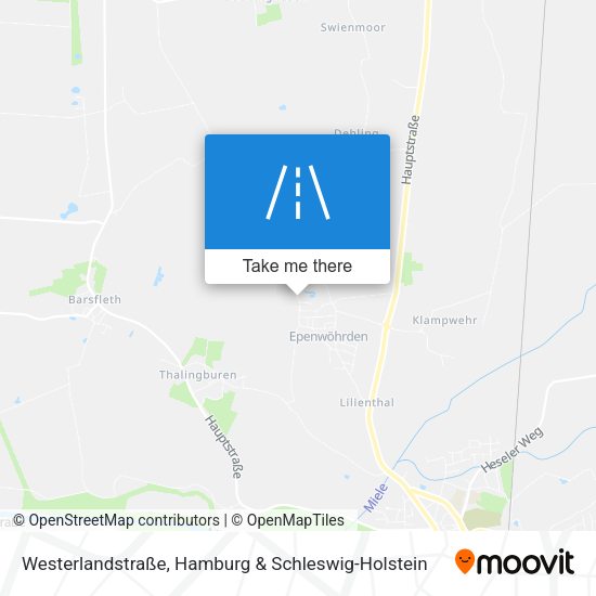 Westerlandstraße map
