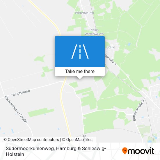 Südermoorkuhlenweg map