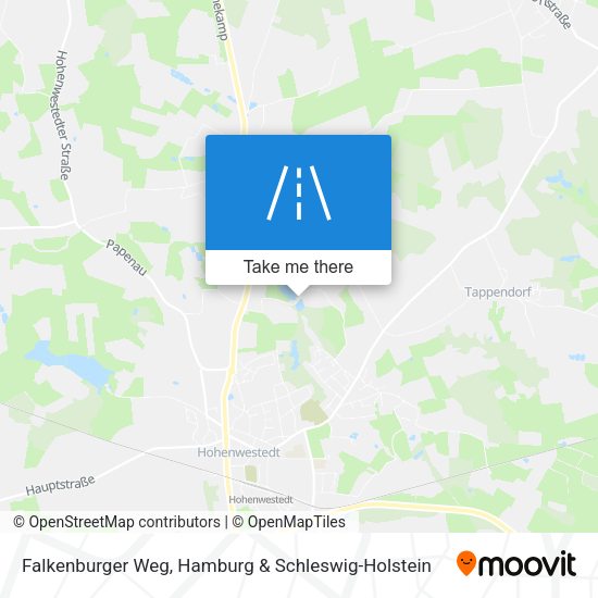 Falkenburger Weg map