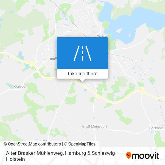 Alter Braaker Mühlenweg map