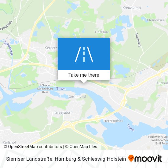 Siemser Landstraße map